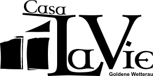 Logo Ferienhaus Casa La Vie mit Untertitel "Goldene Wetterau"